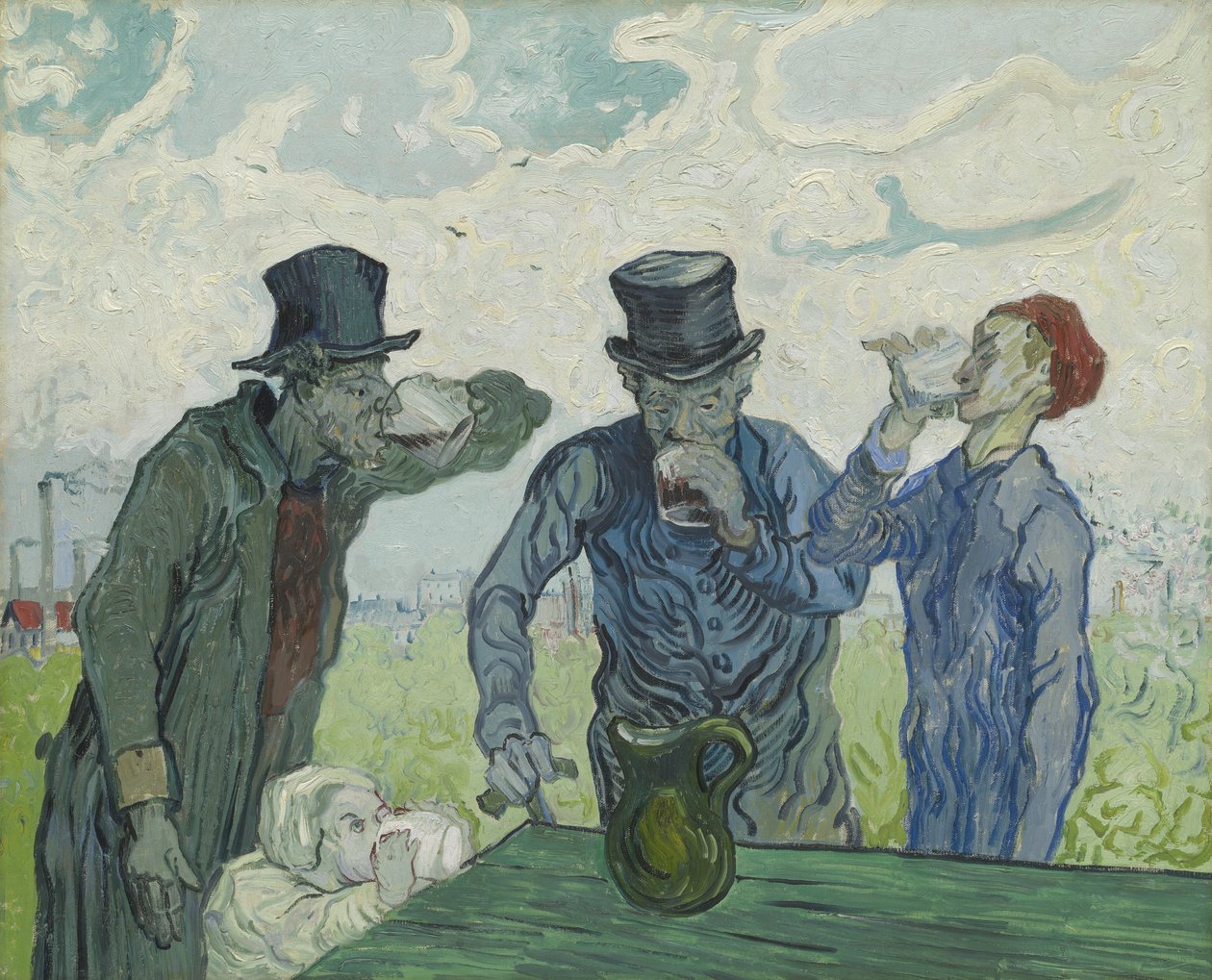 Juojat, 1890 tekijältä Vincent van Gogh