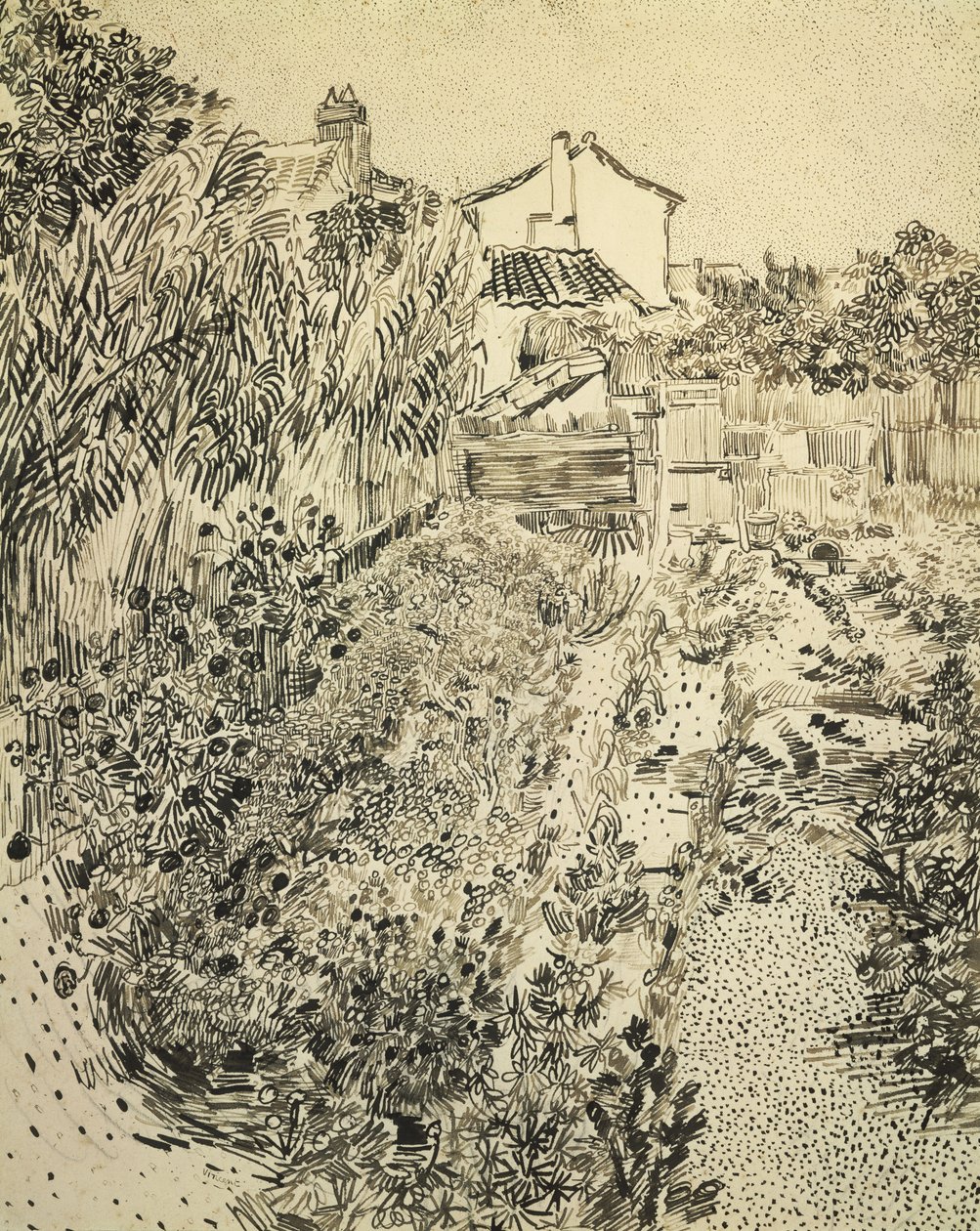 Kukkapuutarha, 1888 tekijältä Vincent van Gogh