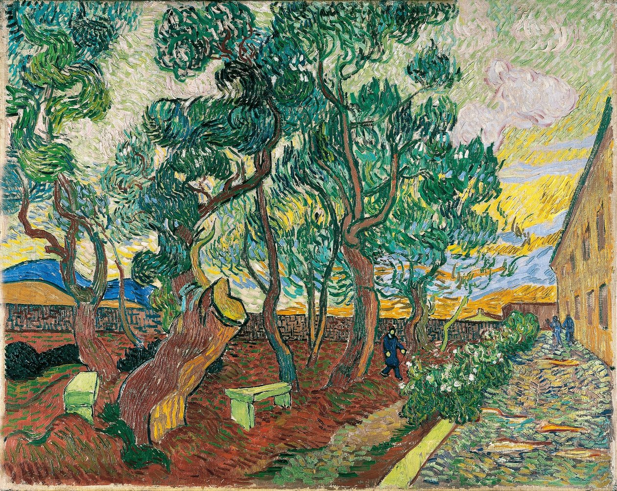 Saint-Paulin sairaalan puutarha tekijältä Vincent van Gogh