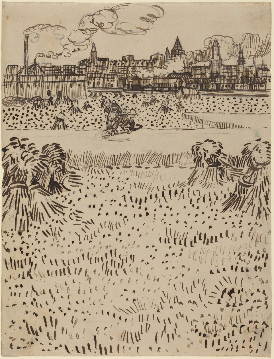 Sadonkorjuu tekijältä Vincent van Gogh