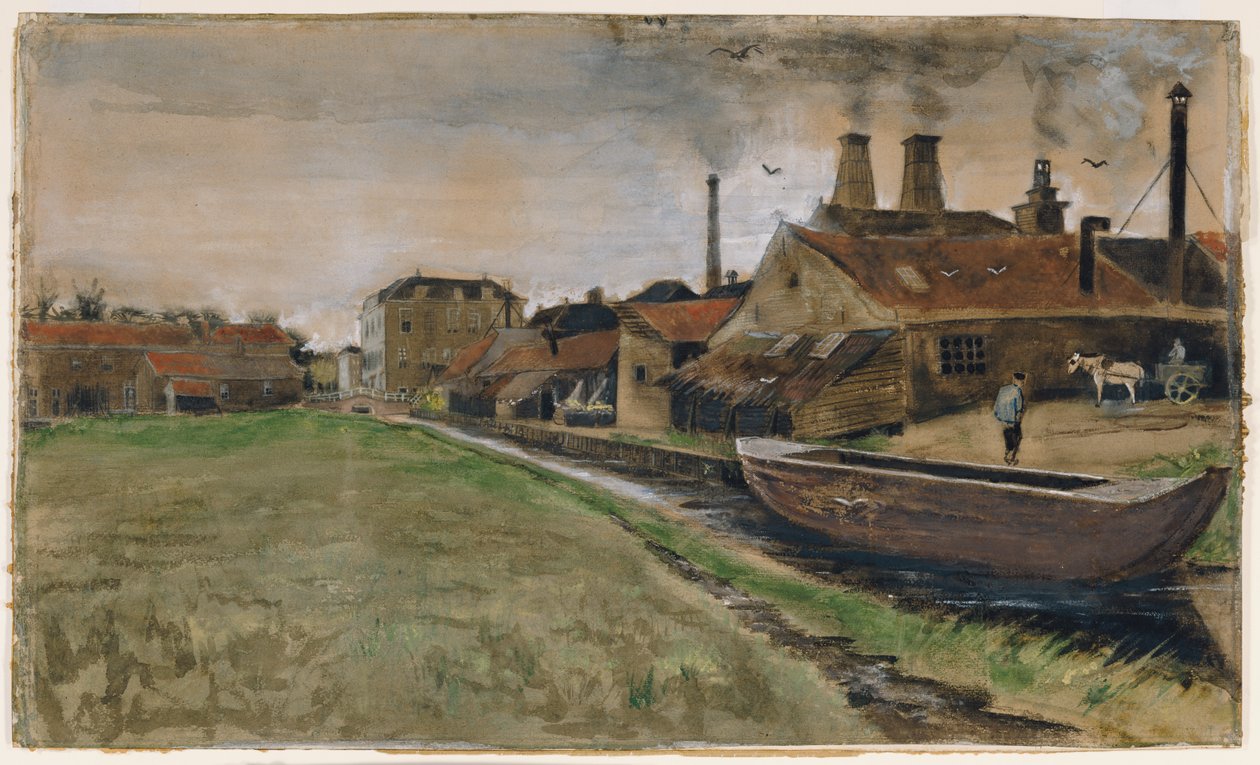 Rautamylly Haagissa, 1882 tekijältä Vincent van Gogh