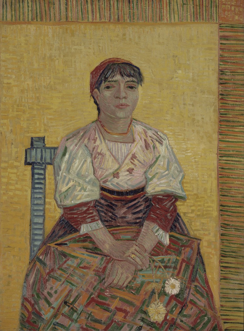 Italialainen nainen, 1887 tekijältä Vincent van Gogh