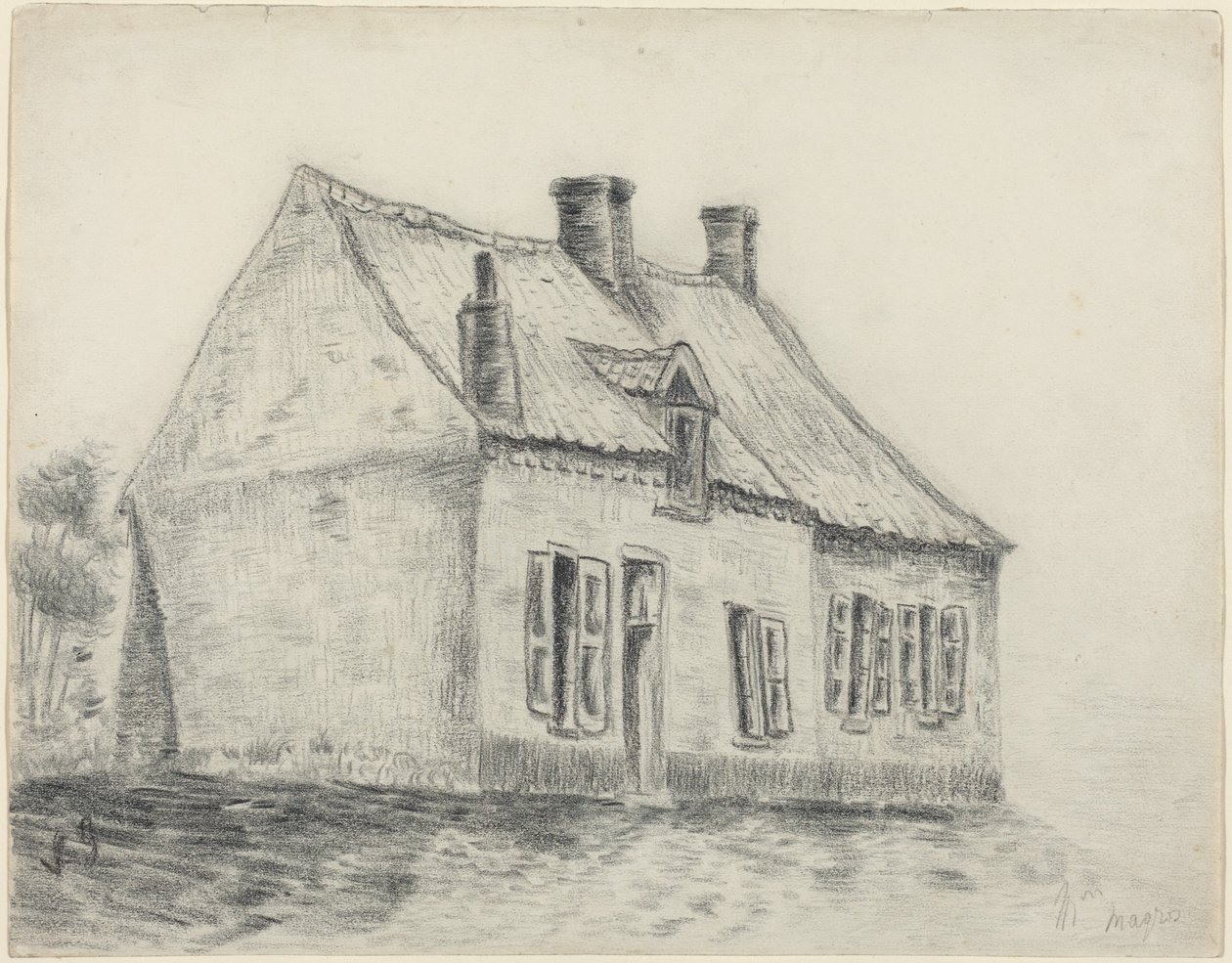 Magrotin talo, Cuesmes tekijältä Vincent van Gogh