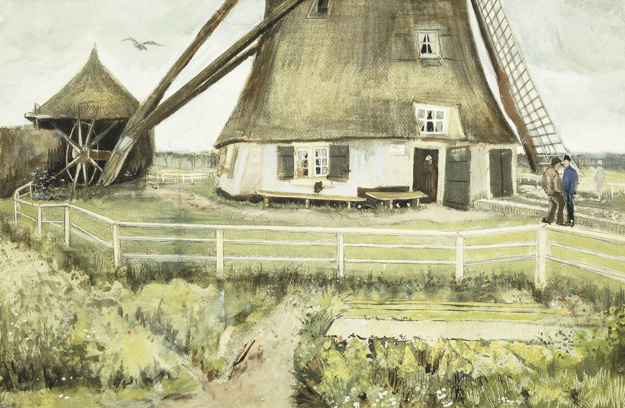 Mylly, 1881 tekijältä Vincent van Gogh