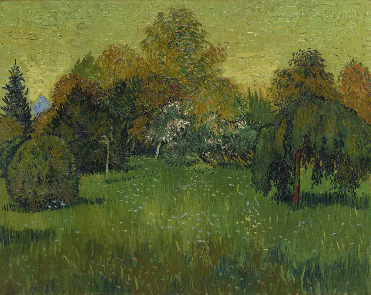 Runoilijan puutarha, 1888 tekijältä Vincent van Gogh