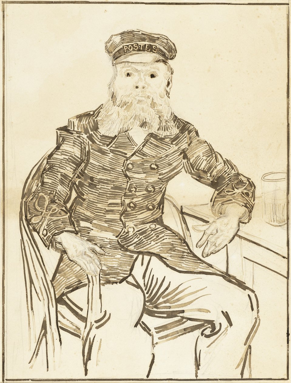 Postimies Joseph Roulin tekijältä Vincent van Gogh