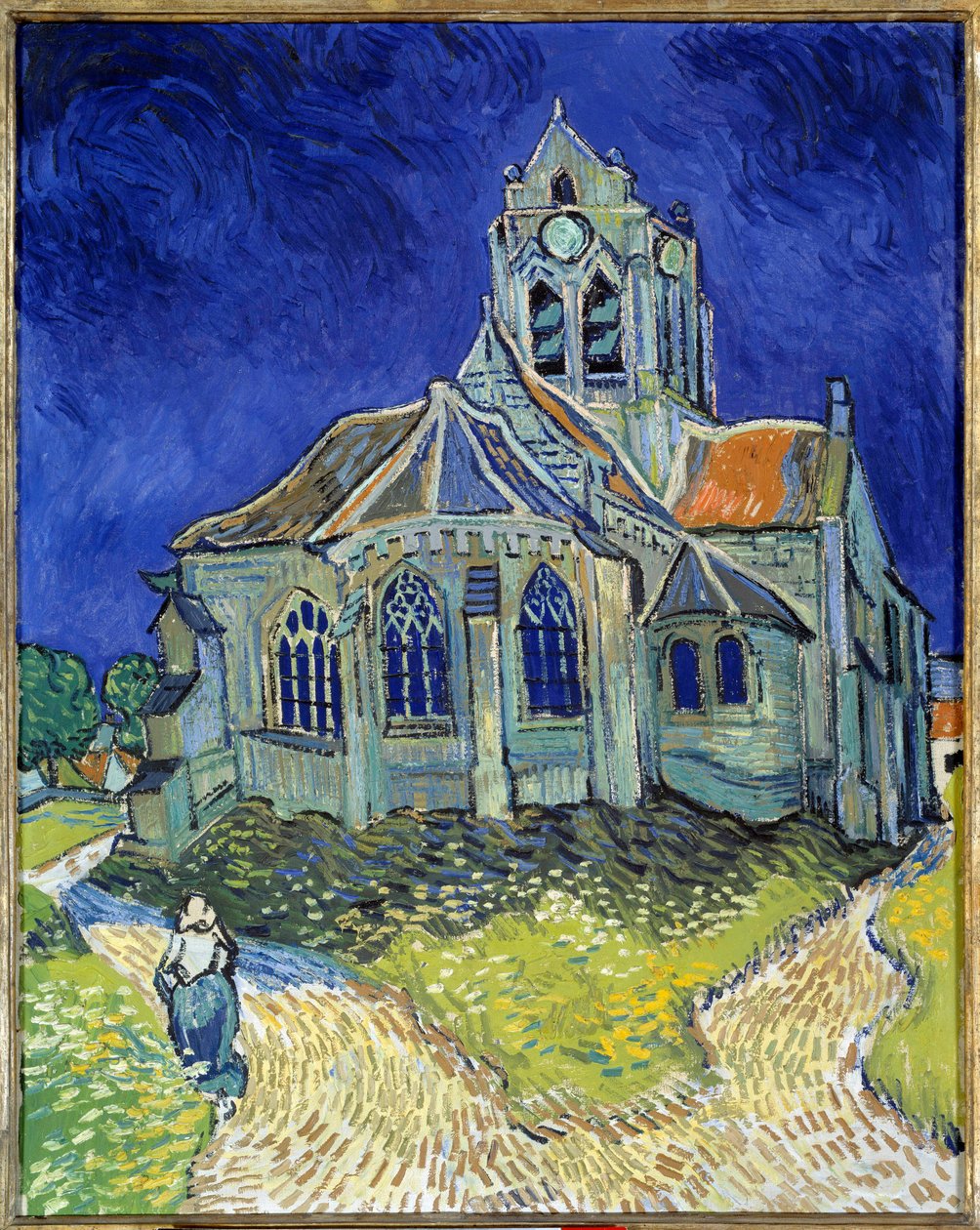 Auvers-sur-Oisen kirkko tekijältä Vincent van Gogh
