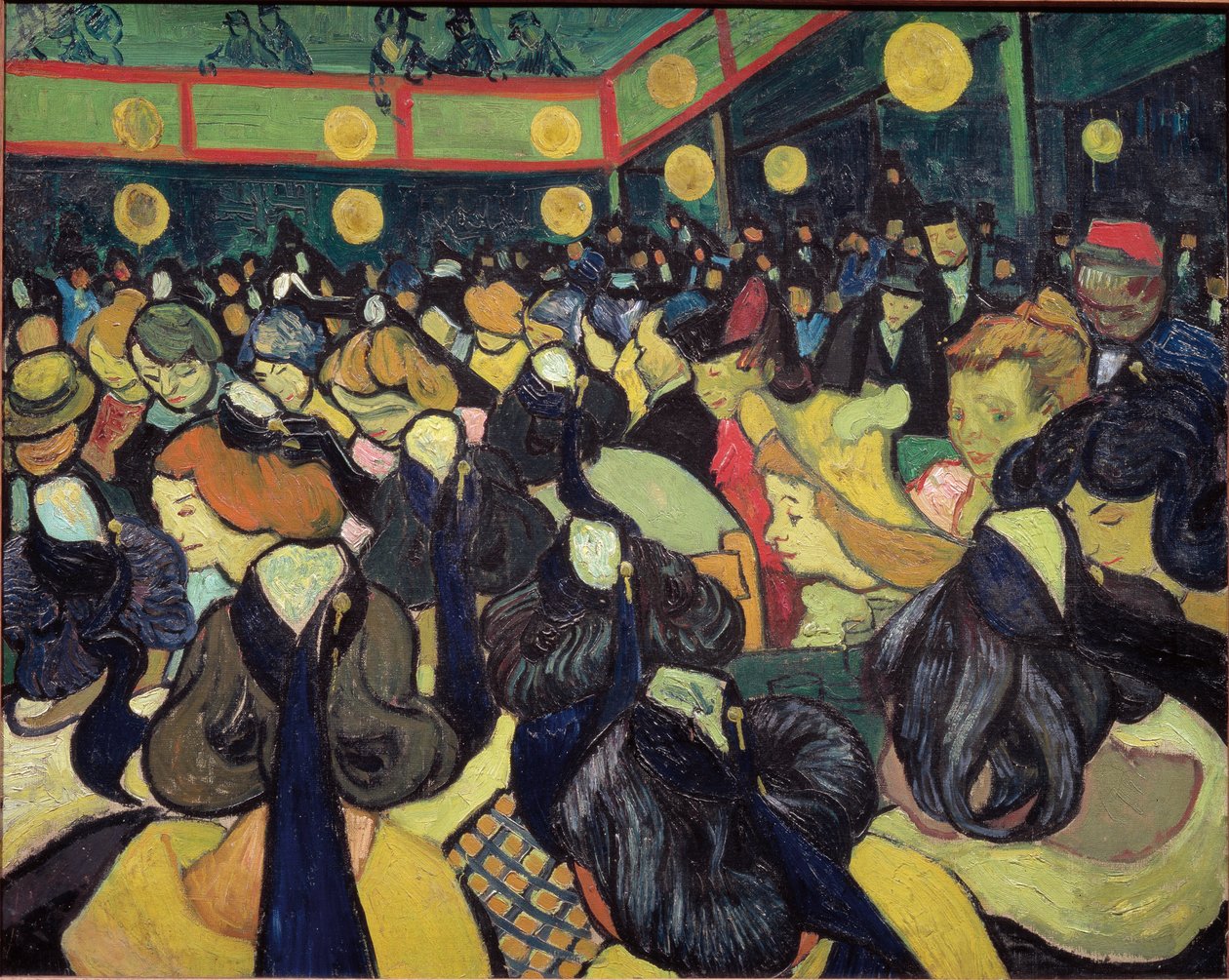 Tanssihalli Arlesissa - öljy kankaalle tekijältä Vincent van Gogh