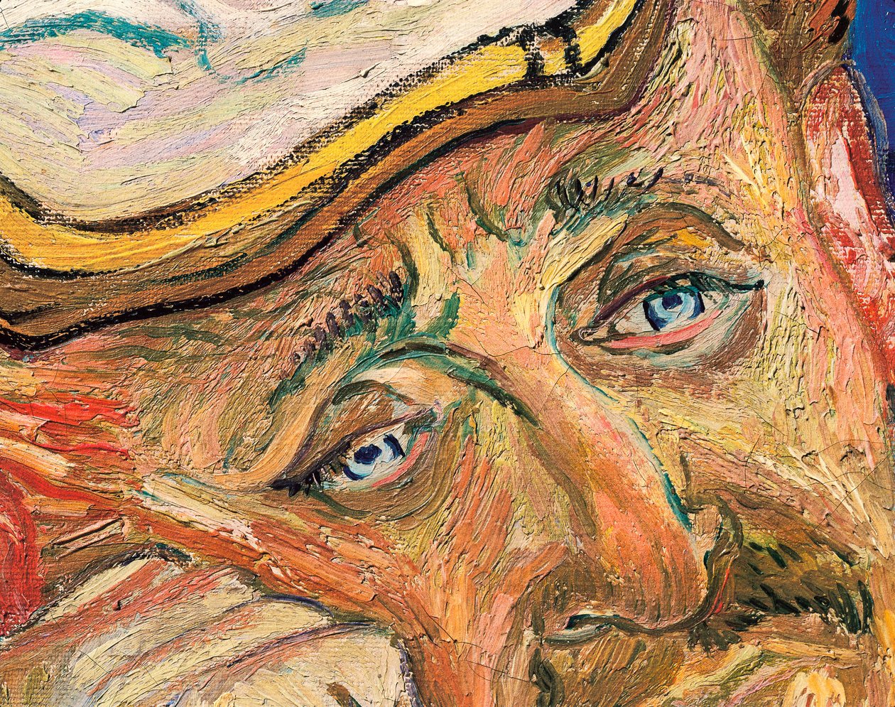 Lääkäri Paul Gachet, yksityiskohta tekijältä Vincent van Gogh