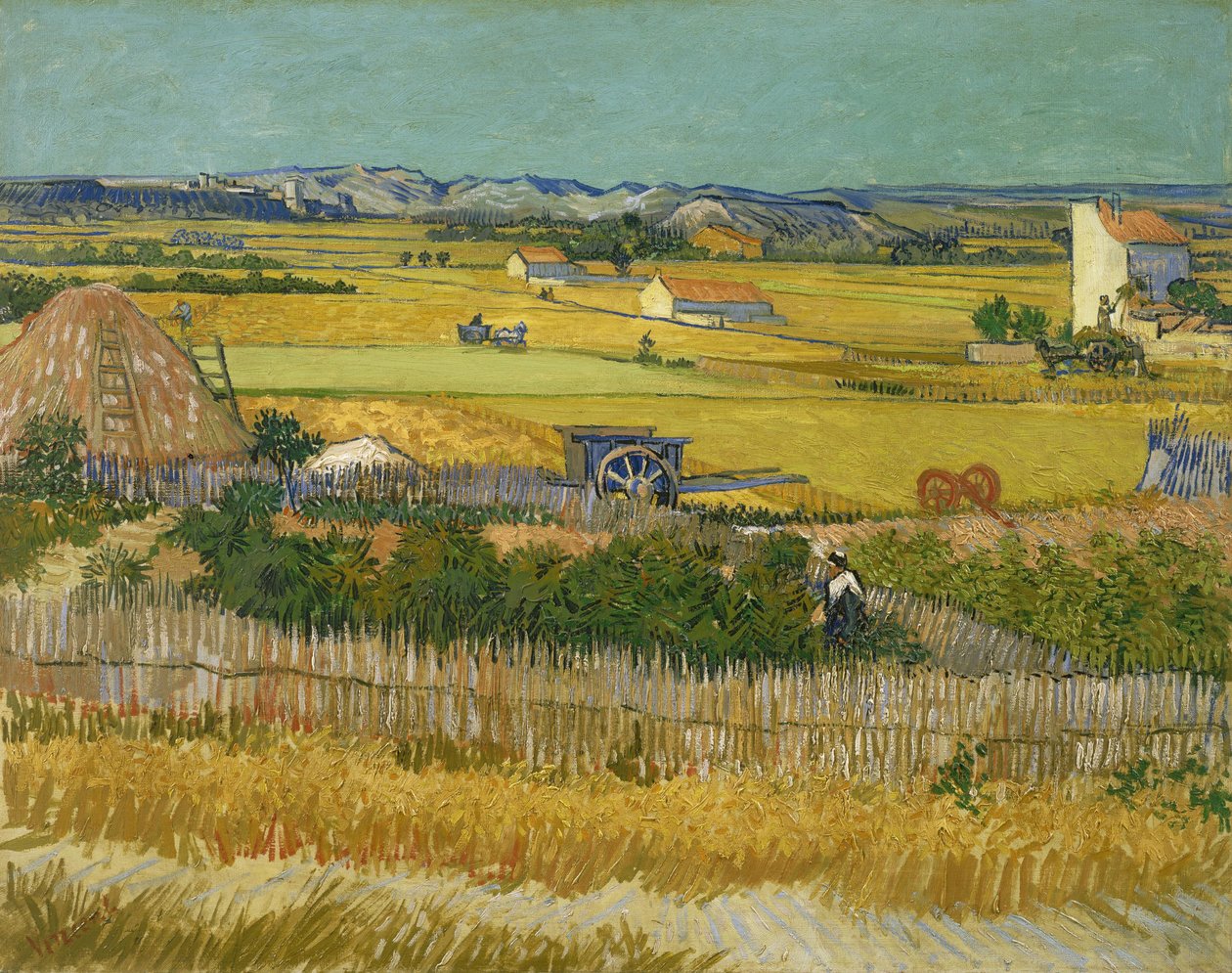 Sadonkorjuu tekijältä Vincent van Gogh