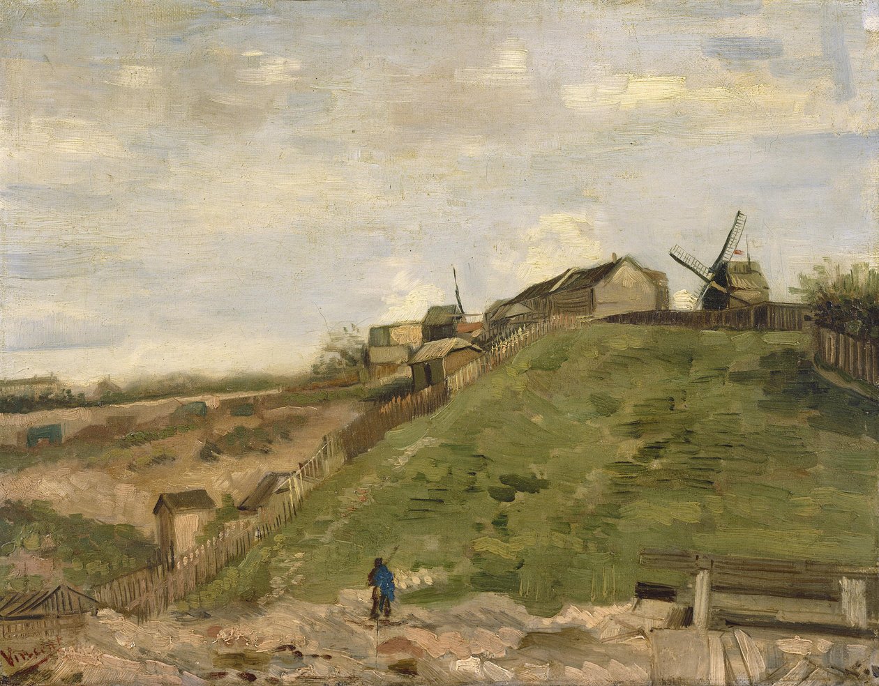 Montmartren kukkula ja kivilouhos tekijältä Vincent van Gogh