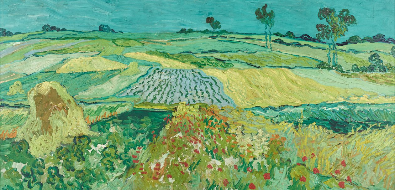 Tasangolla lähellä Auversia tekijältä Vincent van Gogh