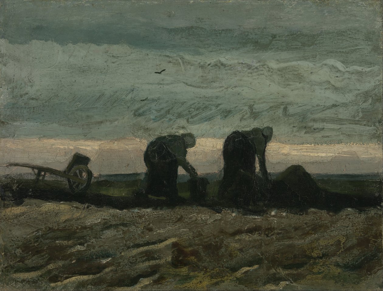 Kaksi naista nurmikolla tekijältä Vincent van Gogh