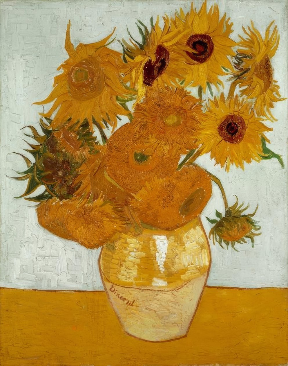 Maljakko Sonnenblumenilla tekijältä Vincent van Gogh
