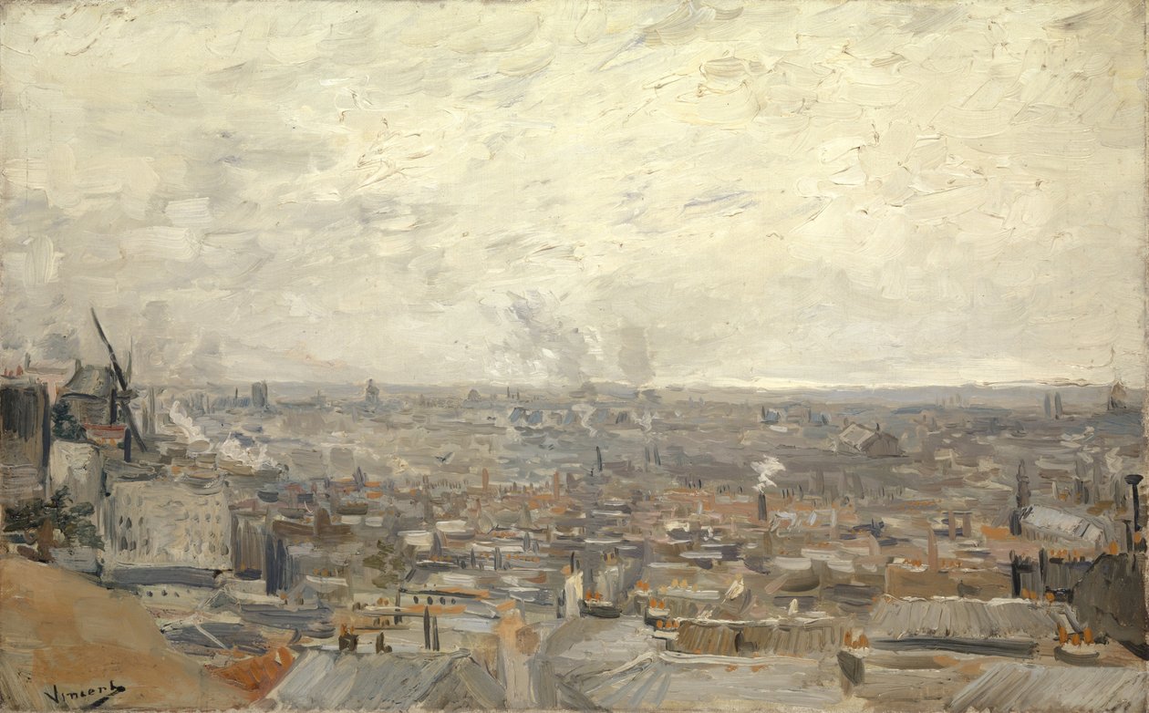 Näkymä Montmartresta tekijältä Vincent van Gogh