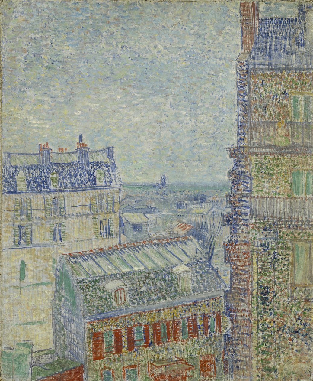 Näkymä Theon asunnosta tekijältä Vincent van Gogh