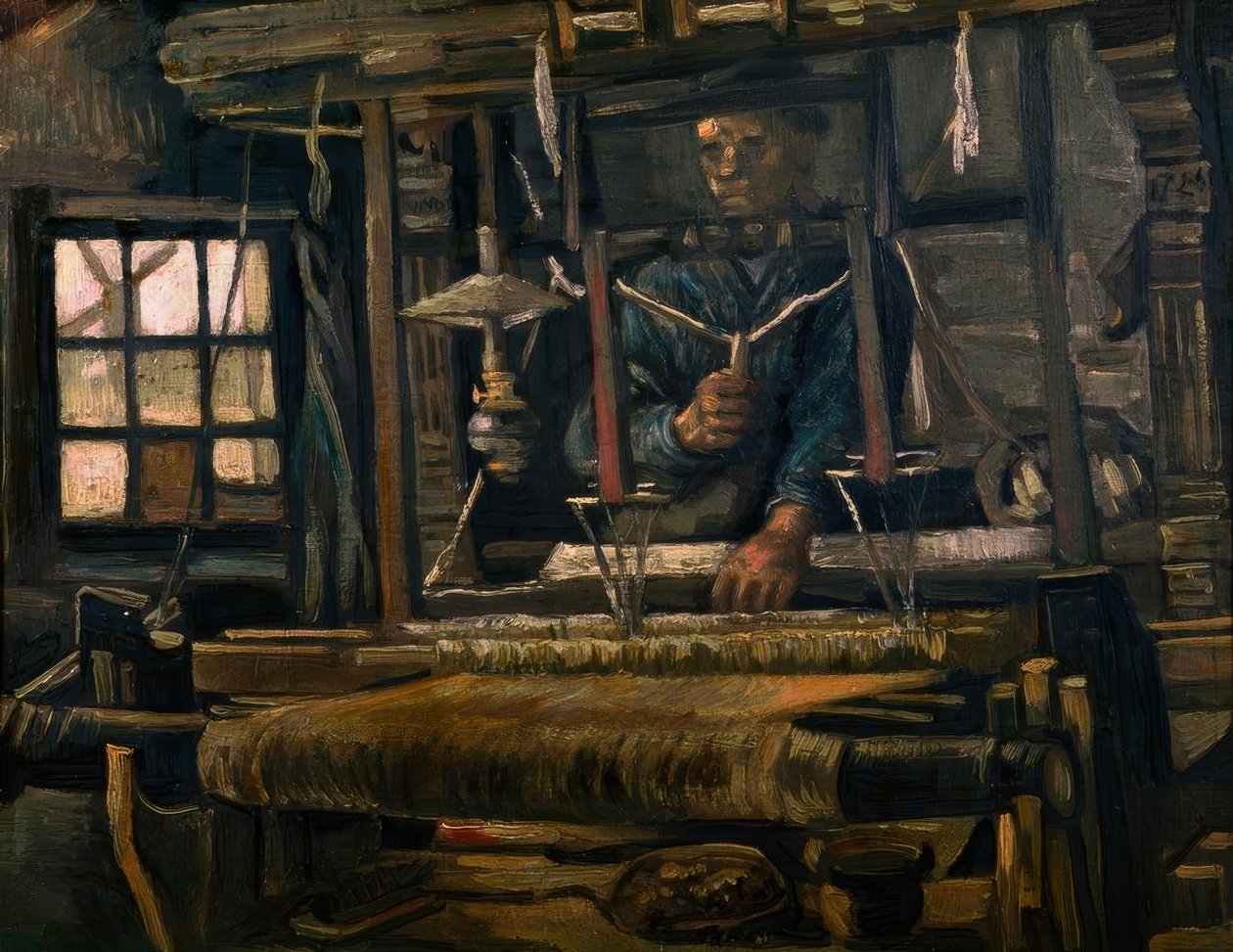 Weber am Webstuhl tekijältä Vincent van Gogh