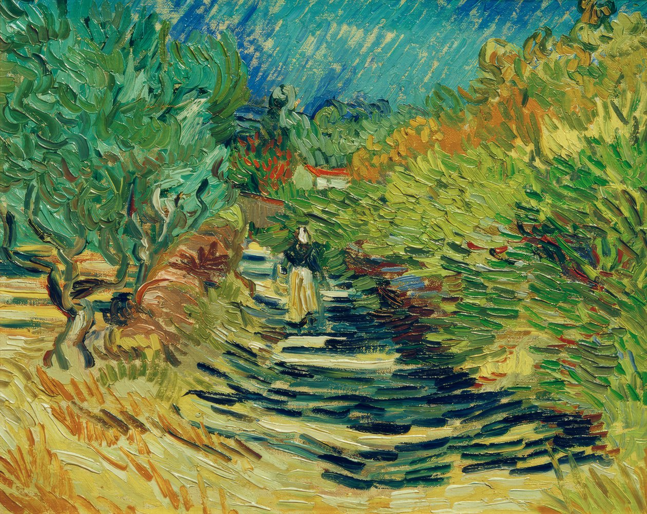 Weg Saint-Rémyssä tekijältä Vincent van Gogh