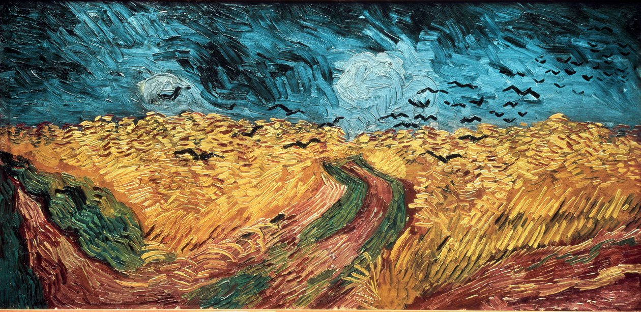 Vehnäpelto ja varikset tekijältä Vincent van Gogh