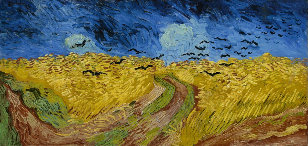 Vehnäpelto ja varikset tekijältä Vincent van Gogh