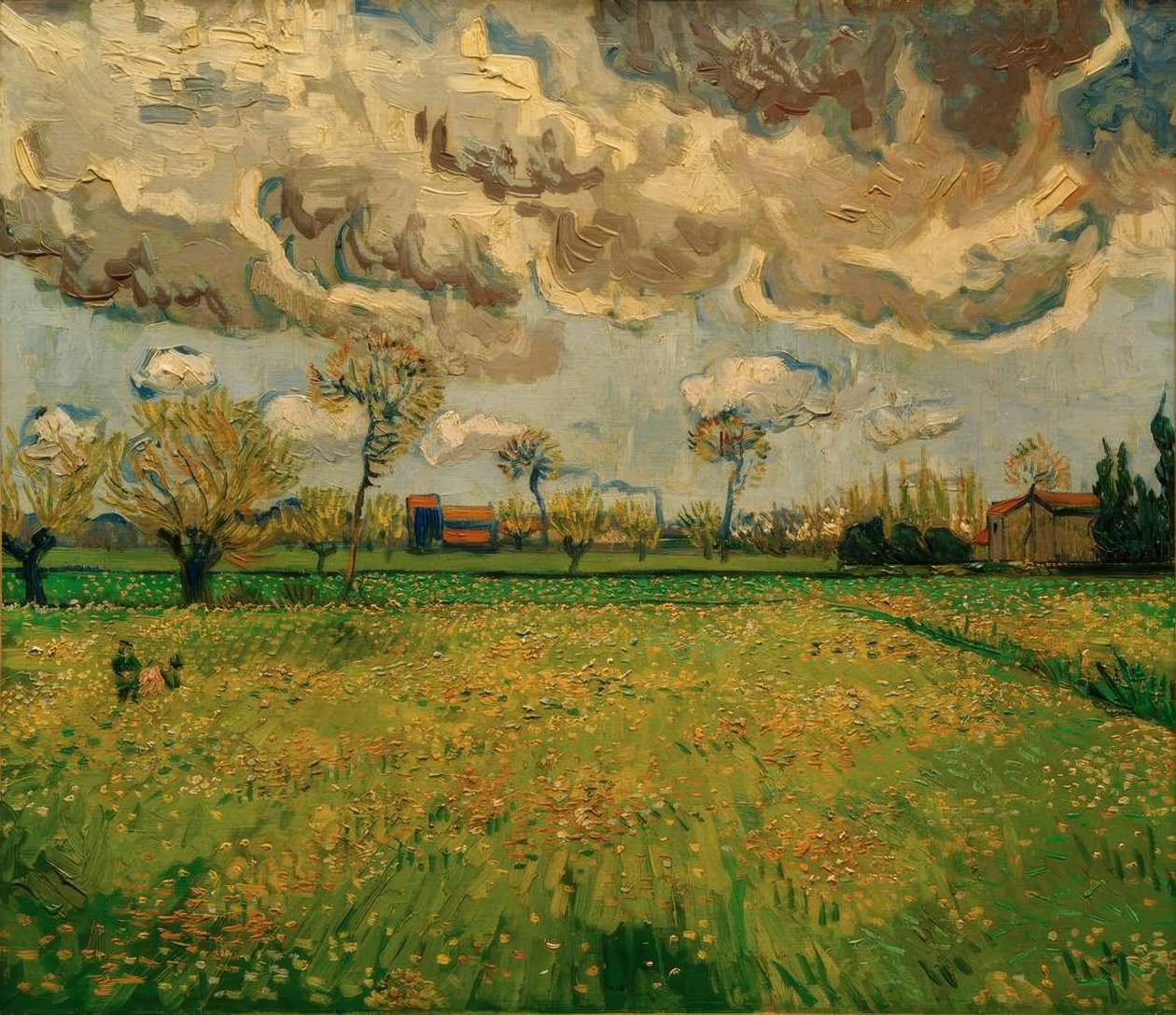 Wiesen (Arles) tekijältä Vincent van Gogh