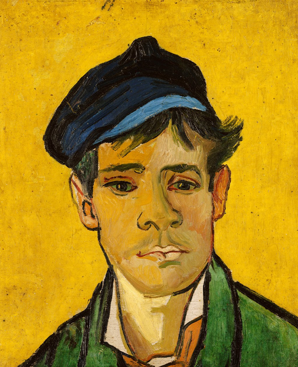 Nuori mies hattu, 1888 tekijältä Vincent van Gogh