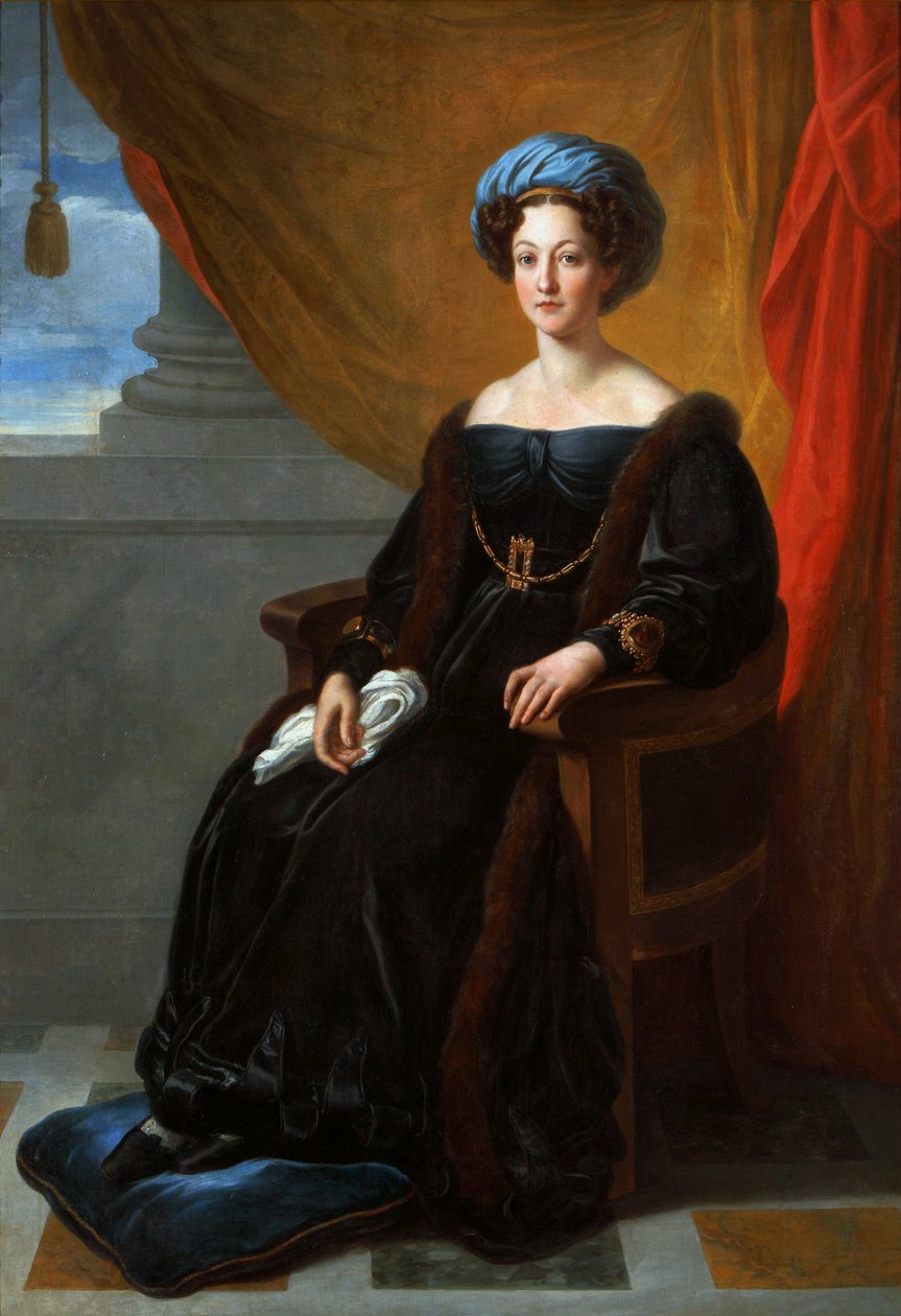 Muotokuva Klementyna Ostrowska, syntynyt Sanguszko. tekijältä Vincenzo Camuccini