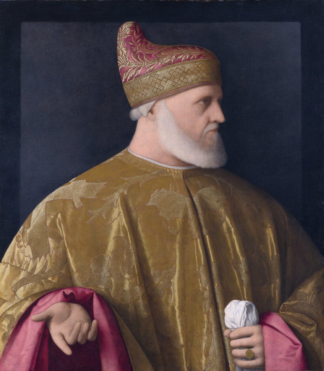 Muotokuva Doge, Andrea Gritti tekijältä Vincenzo Catena