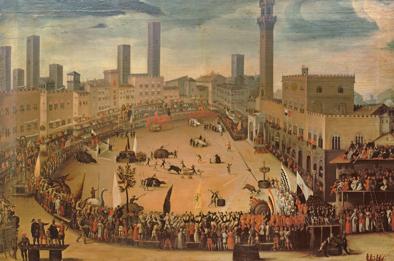 Festivaali Piazza del Campolla, Sienassa tekijältä Vincenzo Rustici