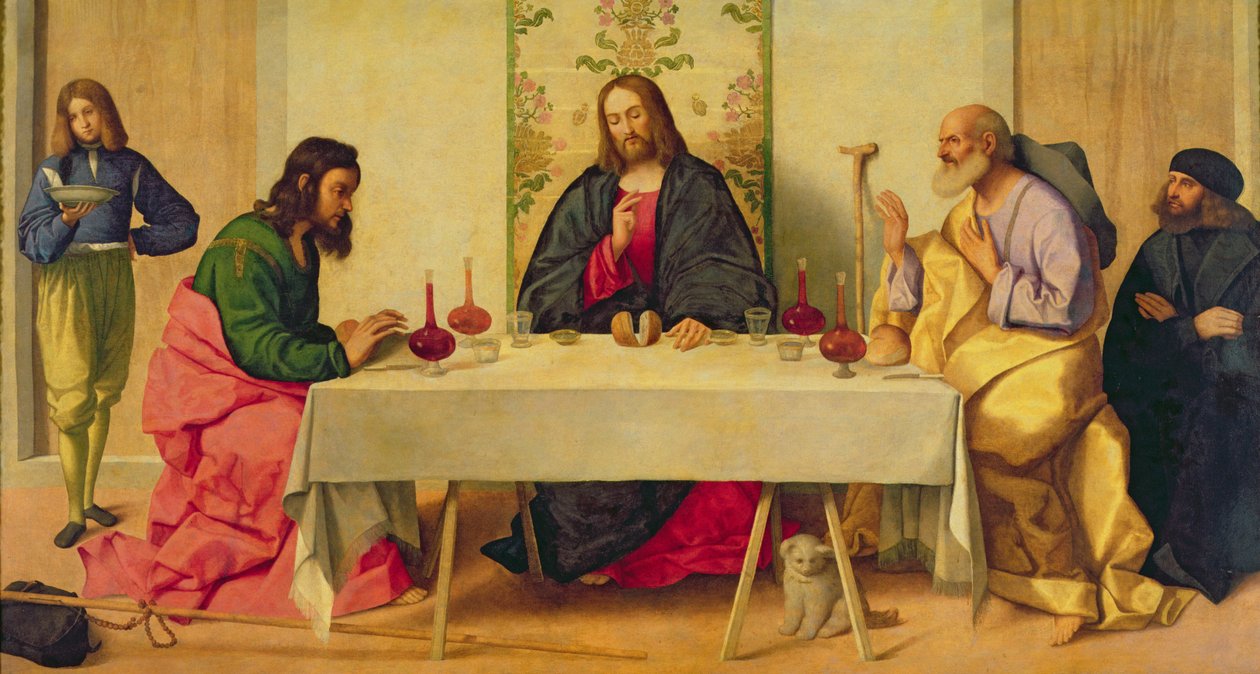 Ellallinen Emmauksessa, 1520 tekijältä Vincenzo di Biagio Catena