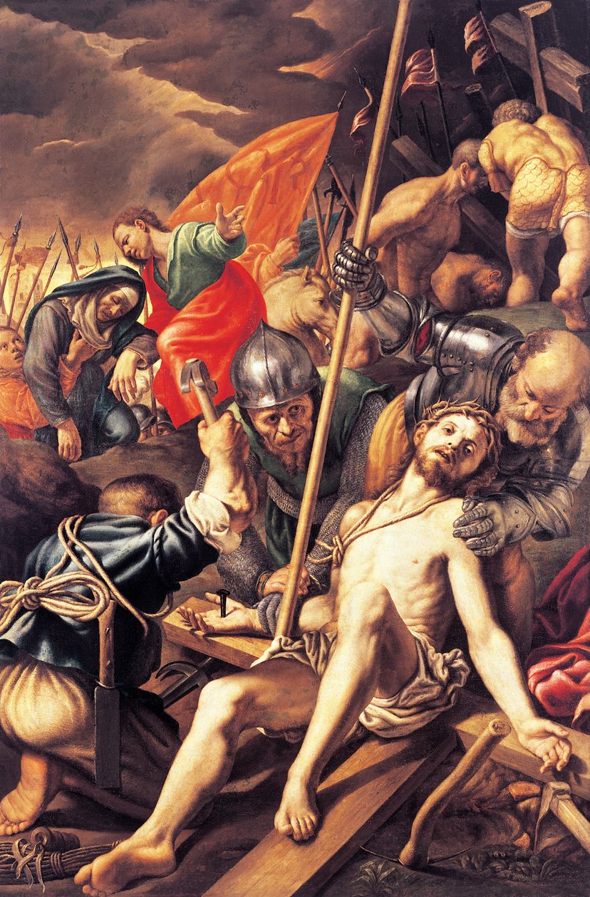 Vincenzo Campi, Kristus naulitaan ristiin tekijältä Vincenzo Campi