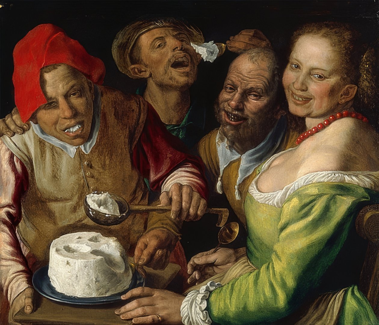 Ricotta-Esserissä. Öh 1580 tekijältä Vincenzo Campi