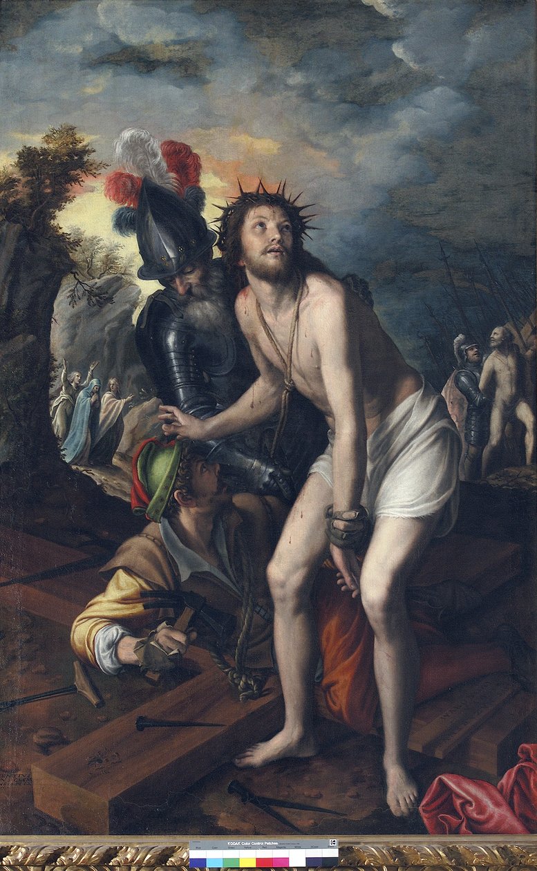 Jeesus naulittiin ristille tekijältä Vincenzo Campi
