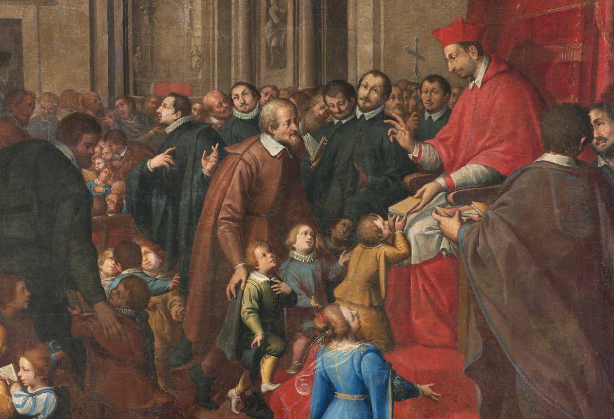 Milano, San Francesco da Paolan kirkko, Fratelli Campi, San Carlo perustavat kristillisen opin koulun tekijältä Vincenzo and Campi Antonio Campi