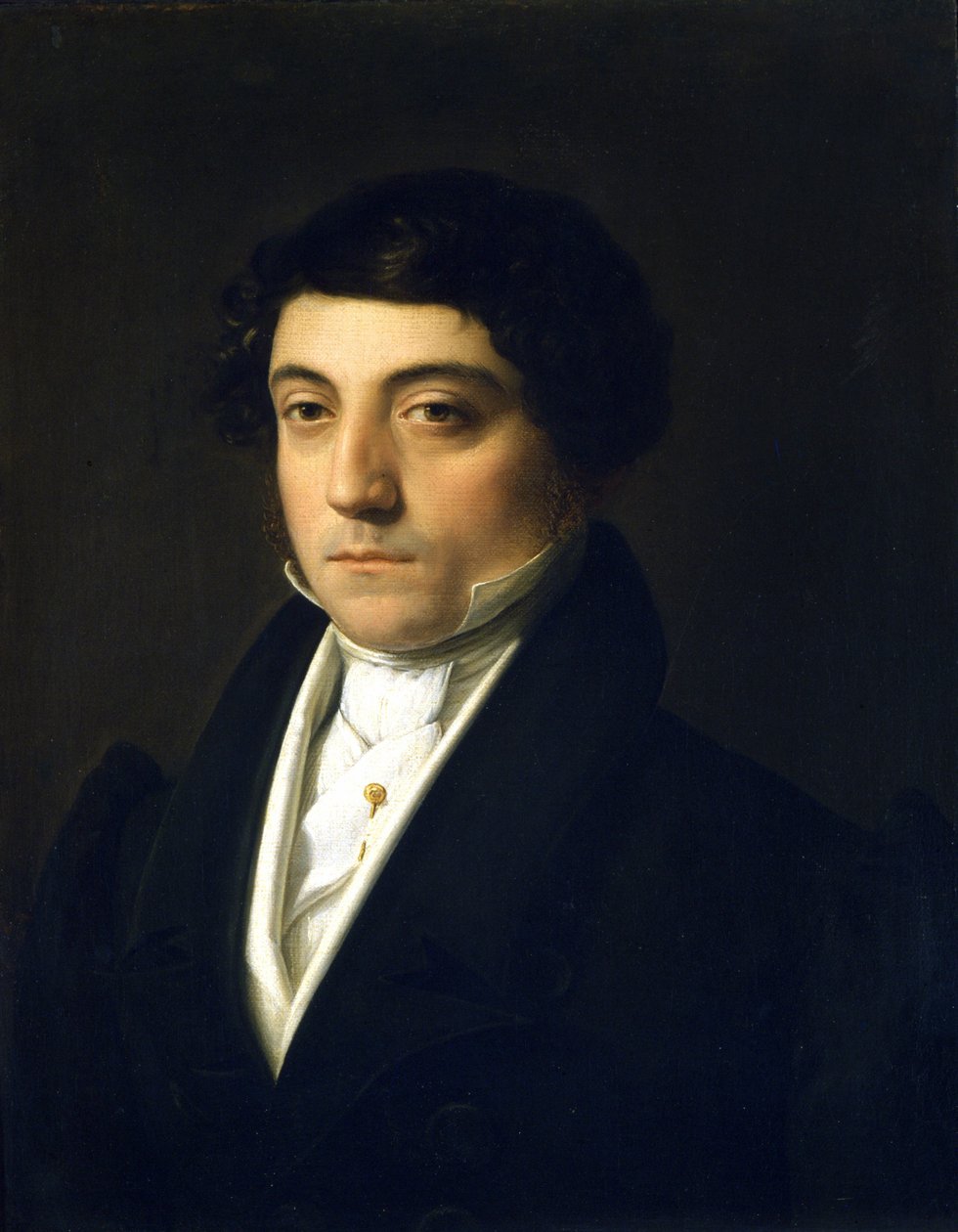 Nuoren Gioacchino Rossinin (1792-1868) muotokuva - kirjoittanut Vincenzo Camuccini (1771-1844), noin 1830. Öljy kankaalle. Koko 46; 5 x 37 cm. La Scala -teatterimuseo, Milano (Musee du theatre de la Scala) tekijältä Vincenzo Camuccini