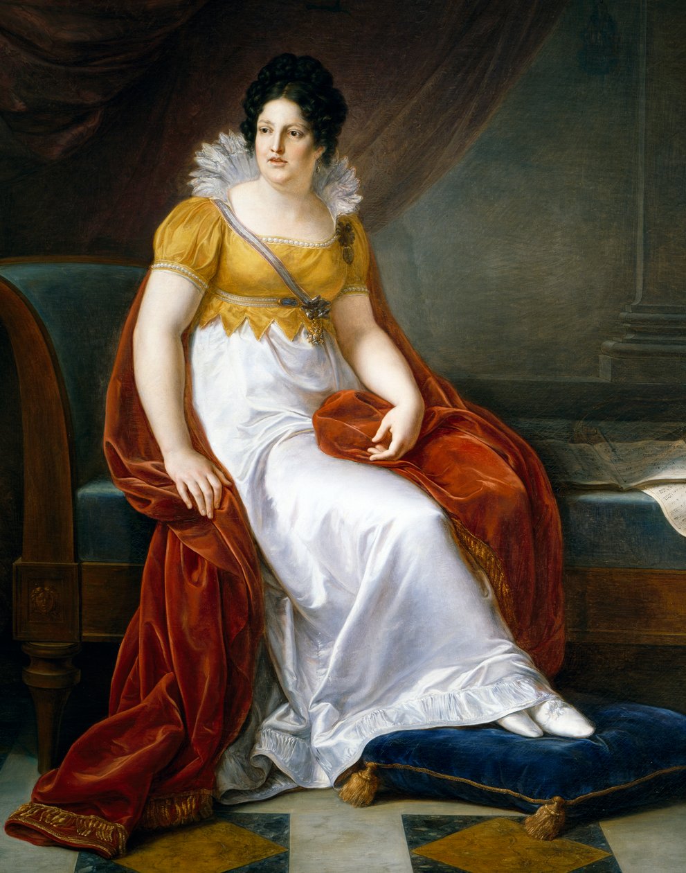 Espanjan herttuattaren Maria Louisan muotokuva tekijältä Vincenzo Camuccini