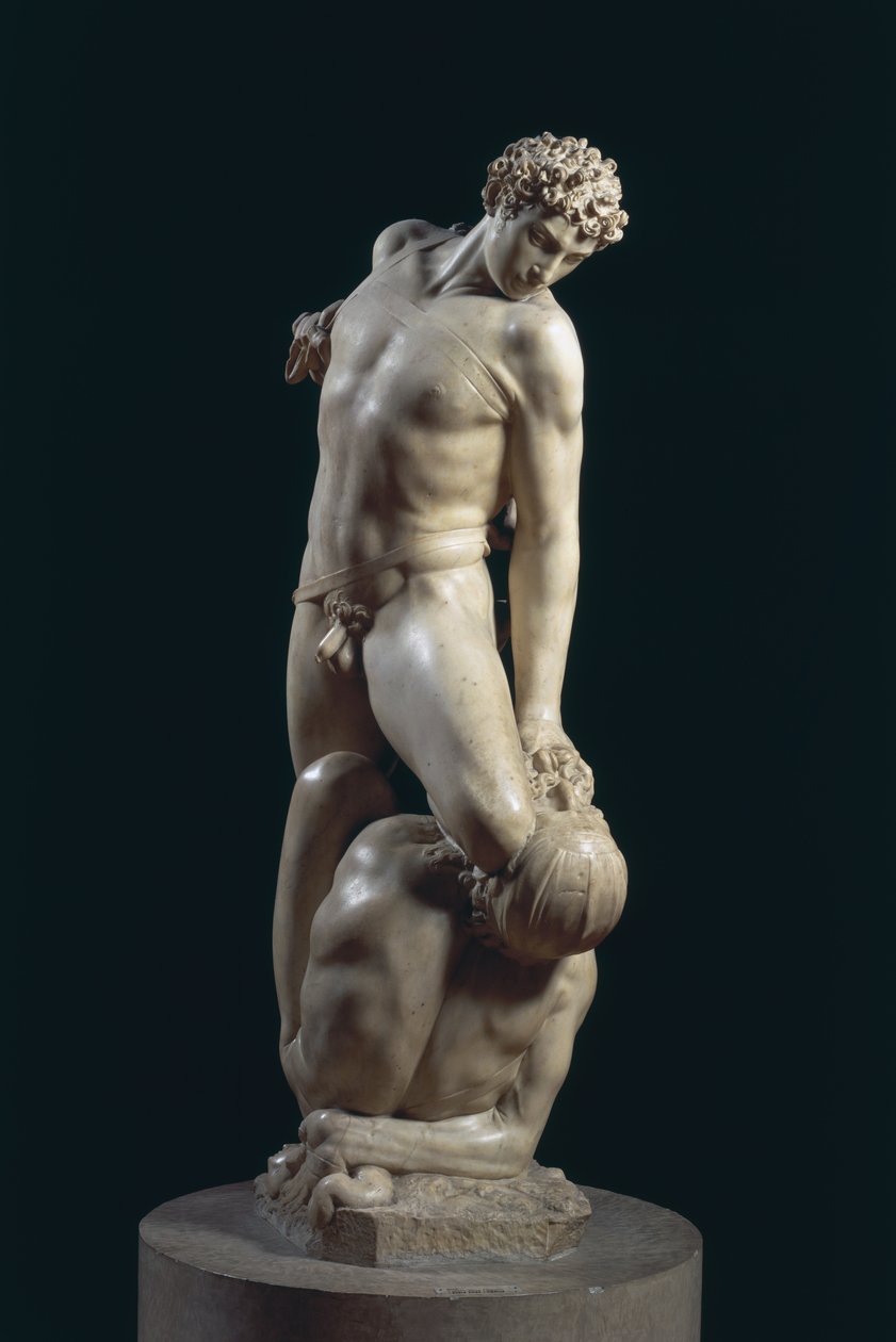 Kunnian voitto petoksesta, noin 1561 (marmori). tekijältä Vincenzo Danti