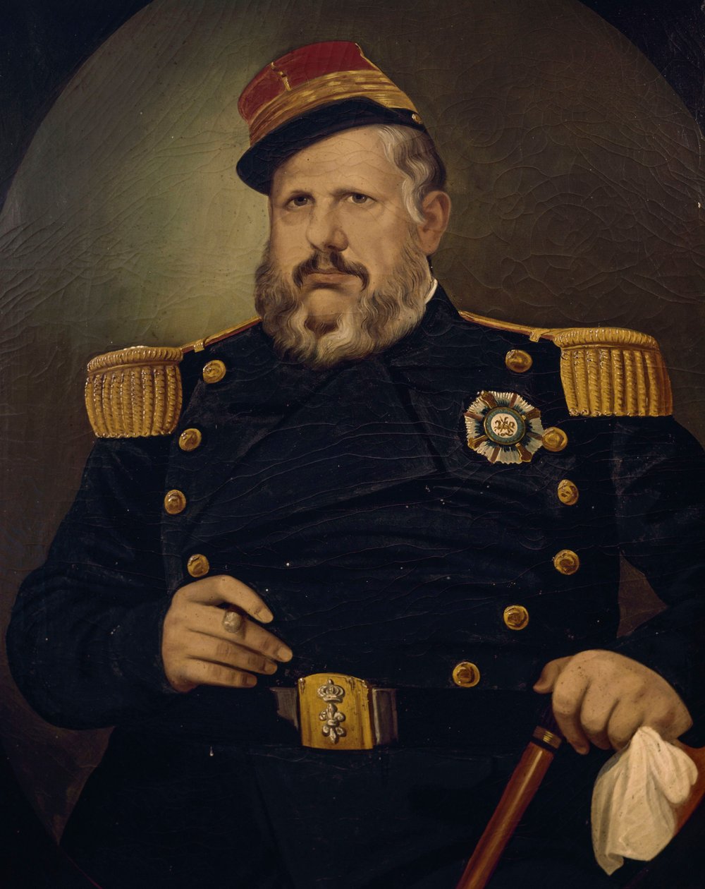 Ferdinand II Bourbon-Two Siciliesin muotokuva (öljy kankaalle) tekijältä Vincenzo De Mita