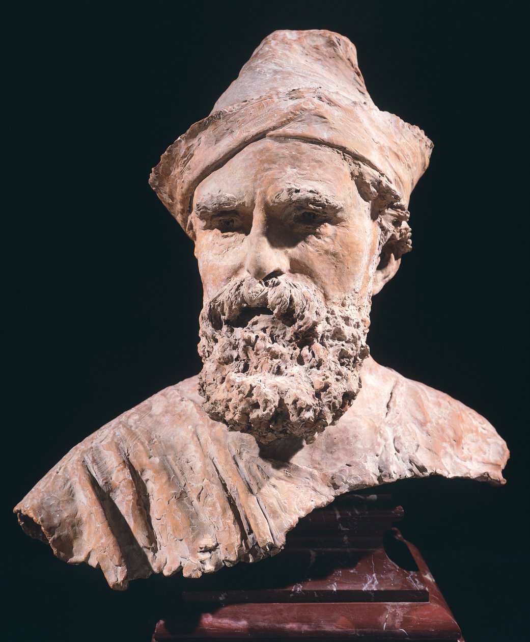 Vincenzo Gemiton (1852-1929) Domenico Morelli, rintakuva tekijältä Vincenzo Gemito