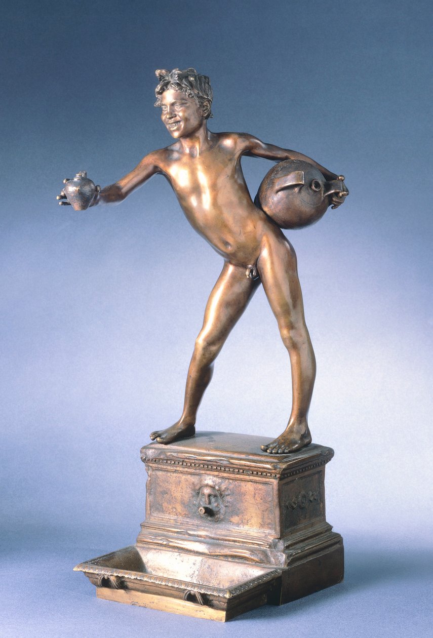 vesisäiliö, Vincenzo Gemito (1852-1929), pronssi, 25 cm tekijältä Vincenzo Gemito