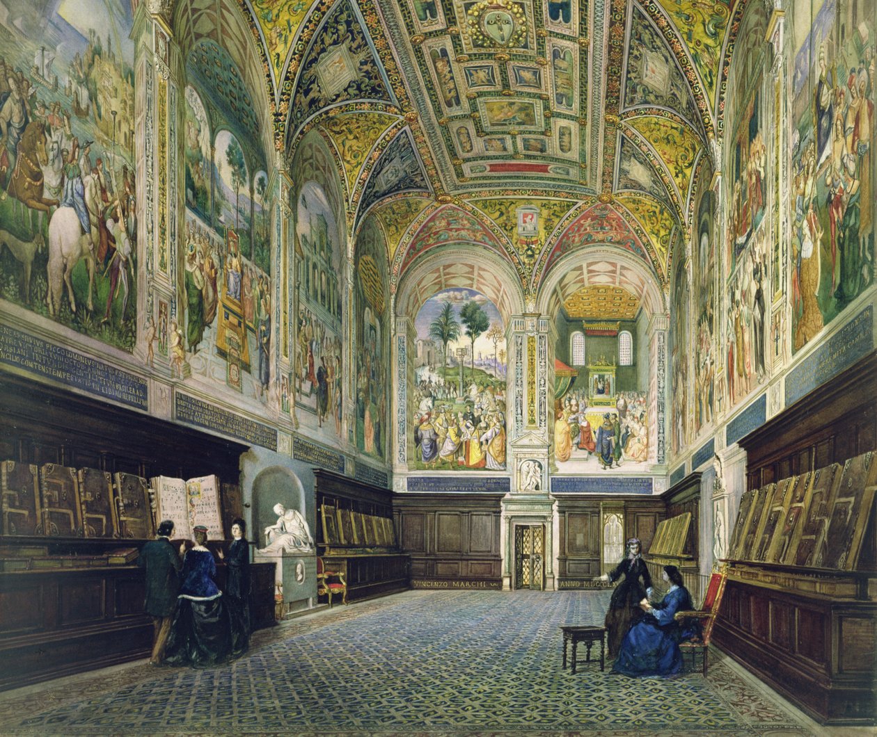 Piccolomini-kirjasto, Siena tekijältä Vincenzo Marchi