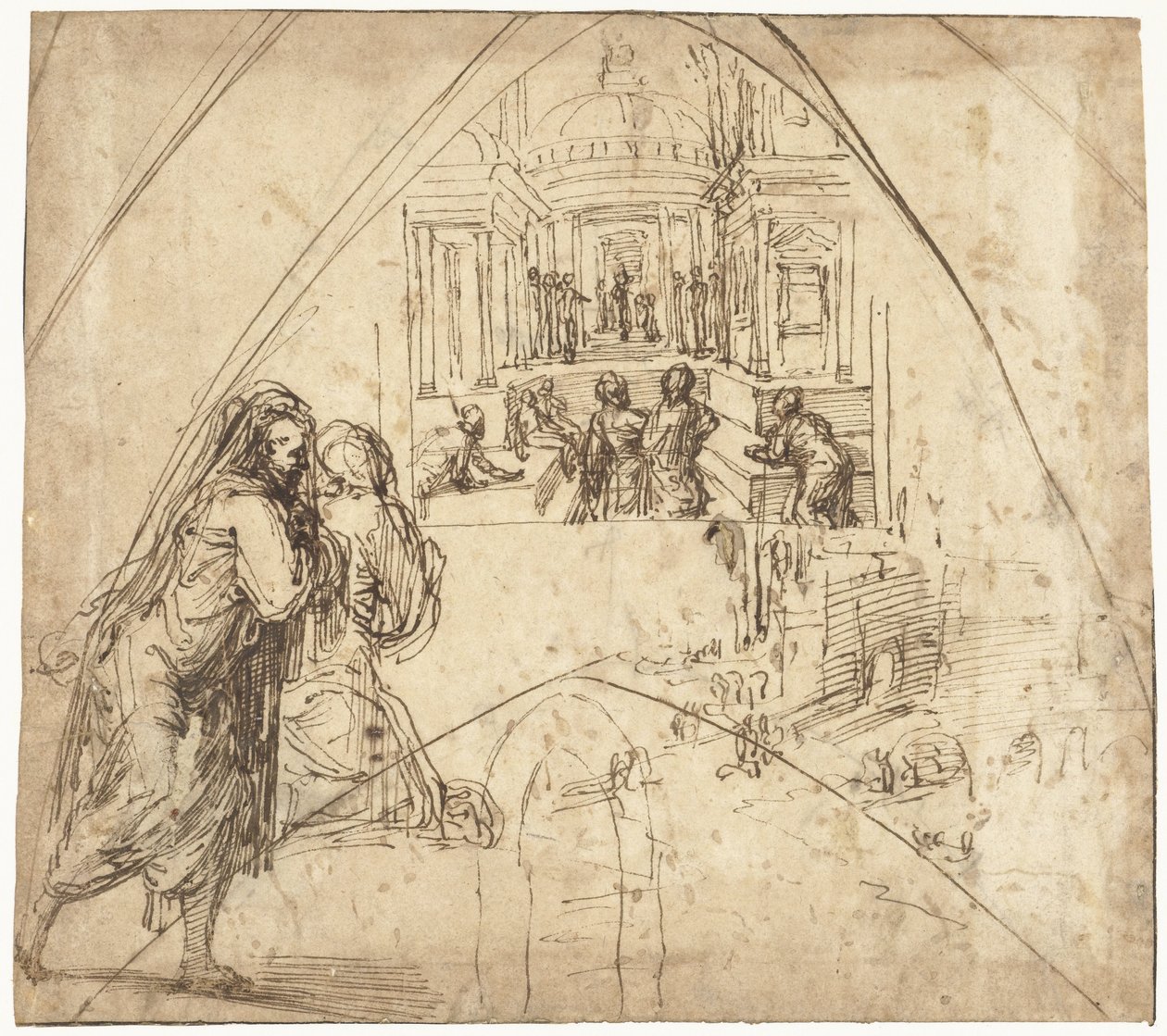 Marian temppeli tekijältä Vincenzo Tamagni da San Gimignano