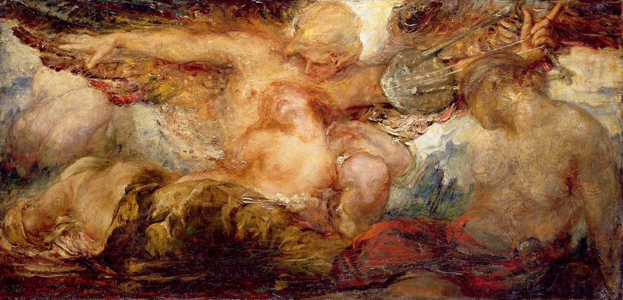 Orpheus ja Eurydice (öljy kankaalle) tekijältä Violet Brunton