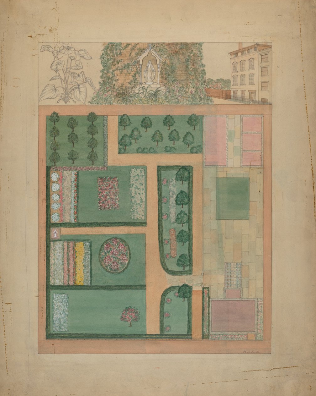 Parmentier Grounds, c. 1936. tekijältä Virginia Richards