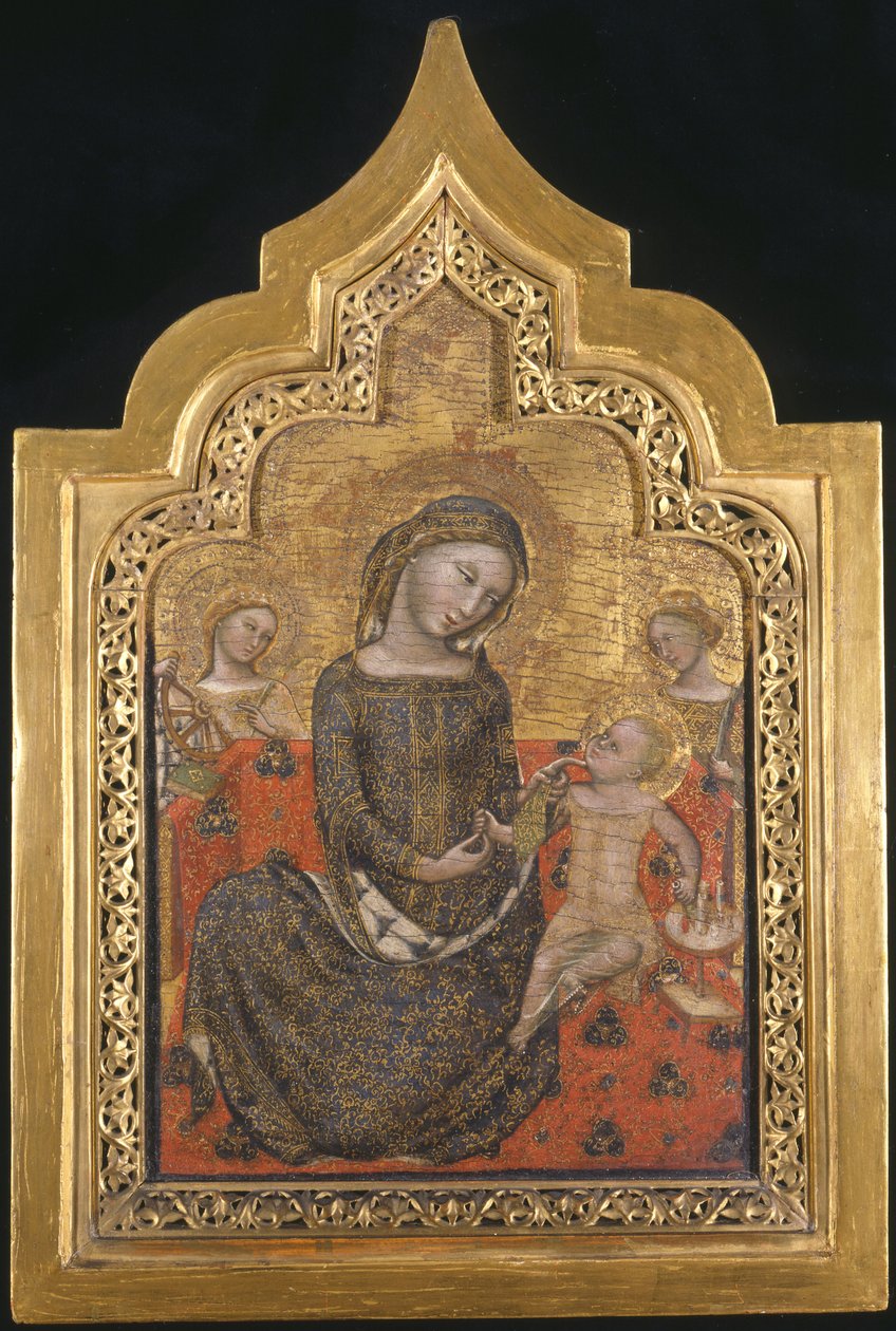 Madonna of nöyryys tekijältä Vitale da Bologna  