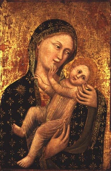 Madonna ja lapsi (paneeli) tekijältä Vitale da Bologna