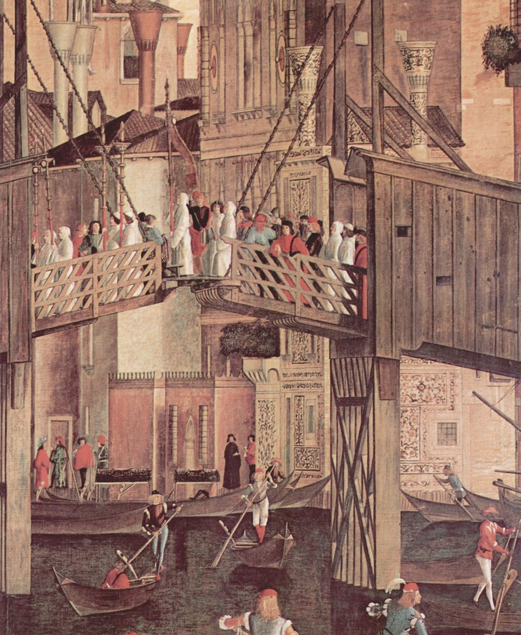 Das Wunder der Reliquie vom Heiligen Kreuz tekijältä Vittore Carpaccio