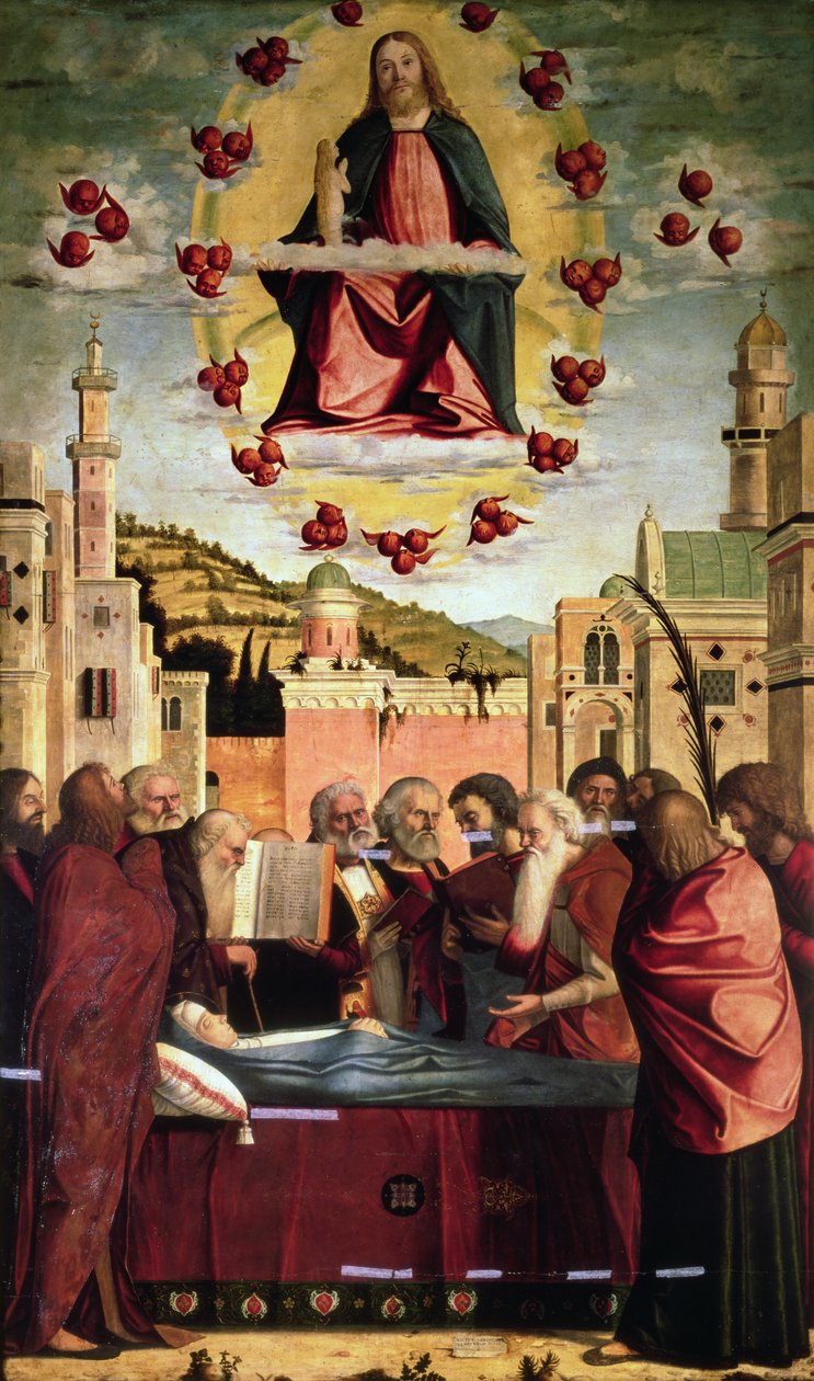 Neitsyen kuolema, noin 1508 tekijältä Vittore Carpaccio
