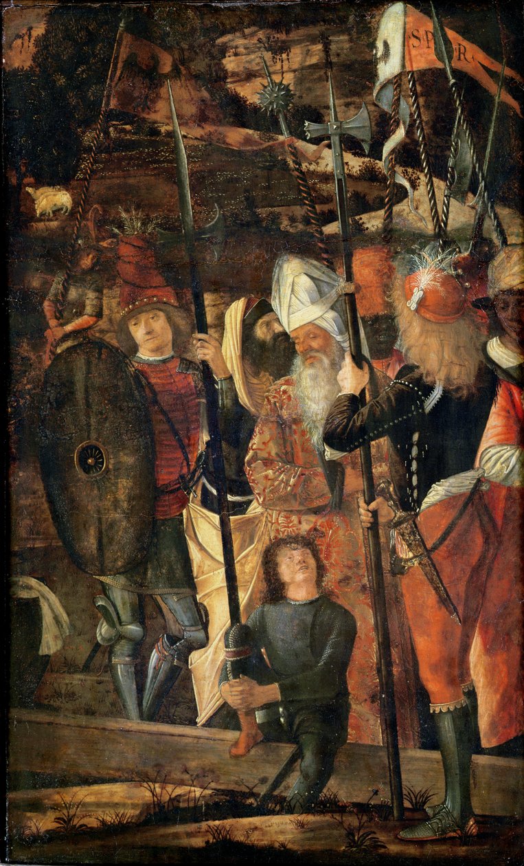 Ryhmä itämaisia, juutalaisia ja sotilaita, 1493-95 tekijältä Vittore Carpaccio