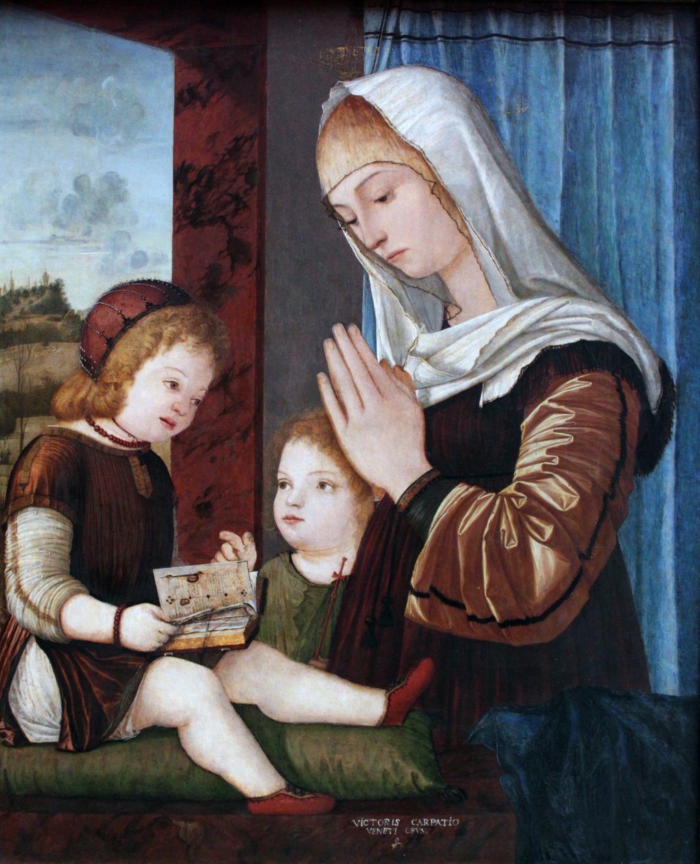 Madonna mit Kind und Johannesknaben tekijältä Vittore Carpaccio